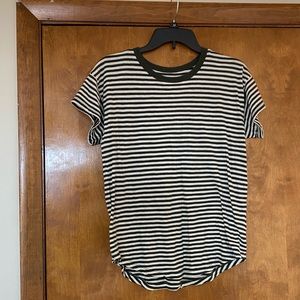 Madewell striped green tee